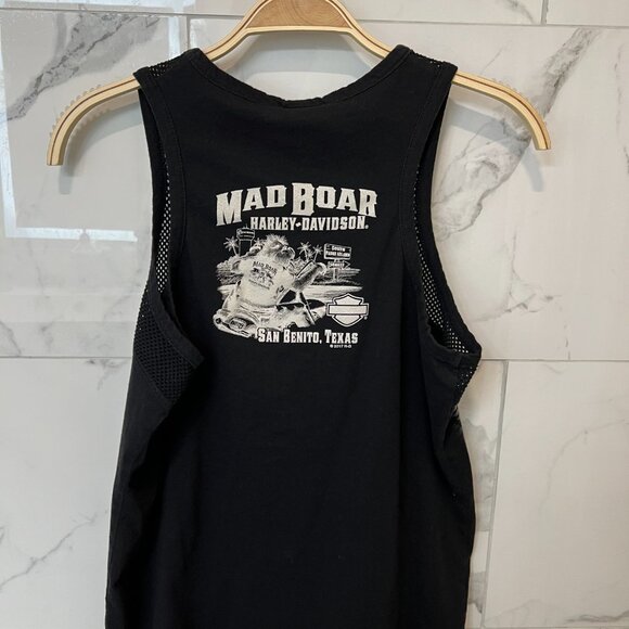 Harley-Davidson, Tank Top, Size: M, Black, White - Picture 4 of 5